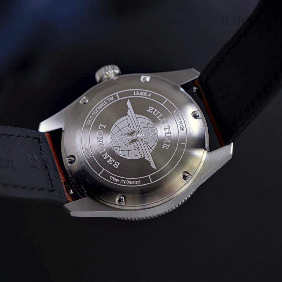  L3.802.4.53.2 LONGINES ロンジン スピリット Zulu Time 39mm
