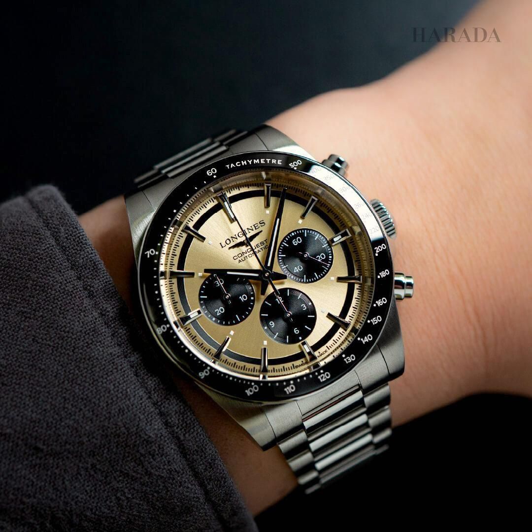  L3.835.4.32.6 LONGINES ロンジン コンクエスト クロノグラフ 42mm