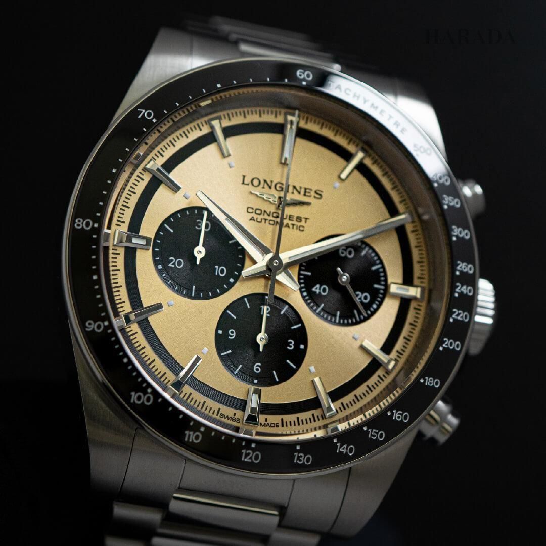  L3.835.4.32.6 LONGINES ロンジン コンクエスト クロノグラフ 42mm