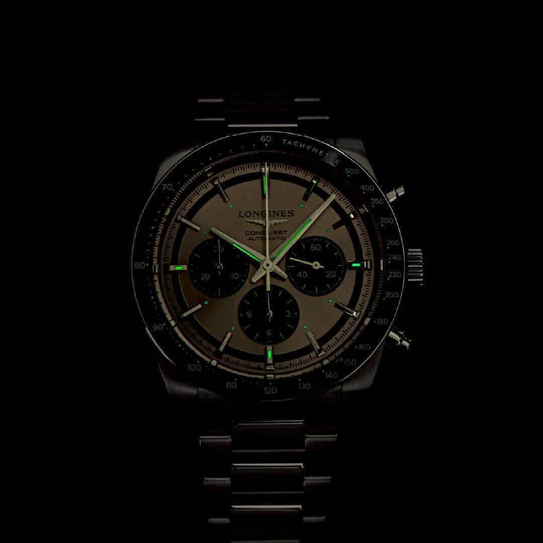 L3.835.4.32.6 LONGINES ロンジン コンクエスト クロノグラフ 42mm