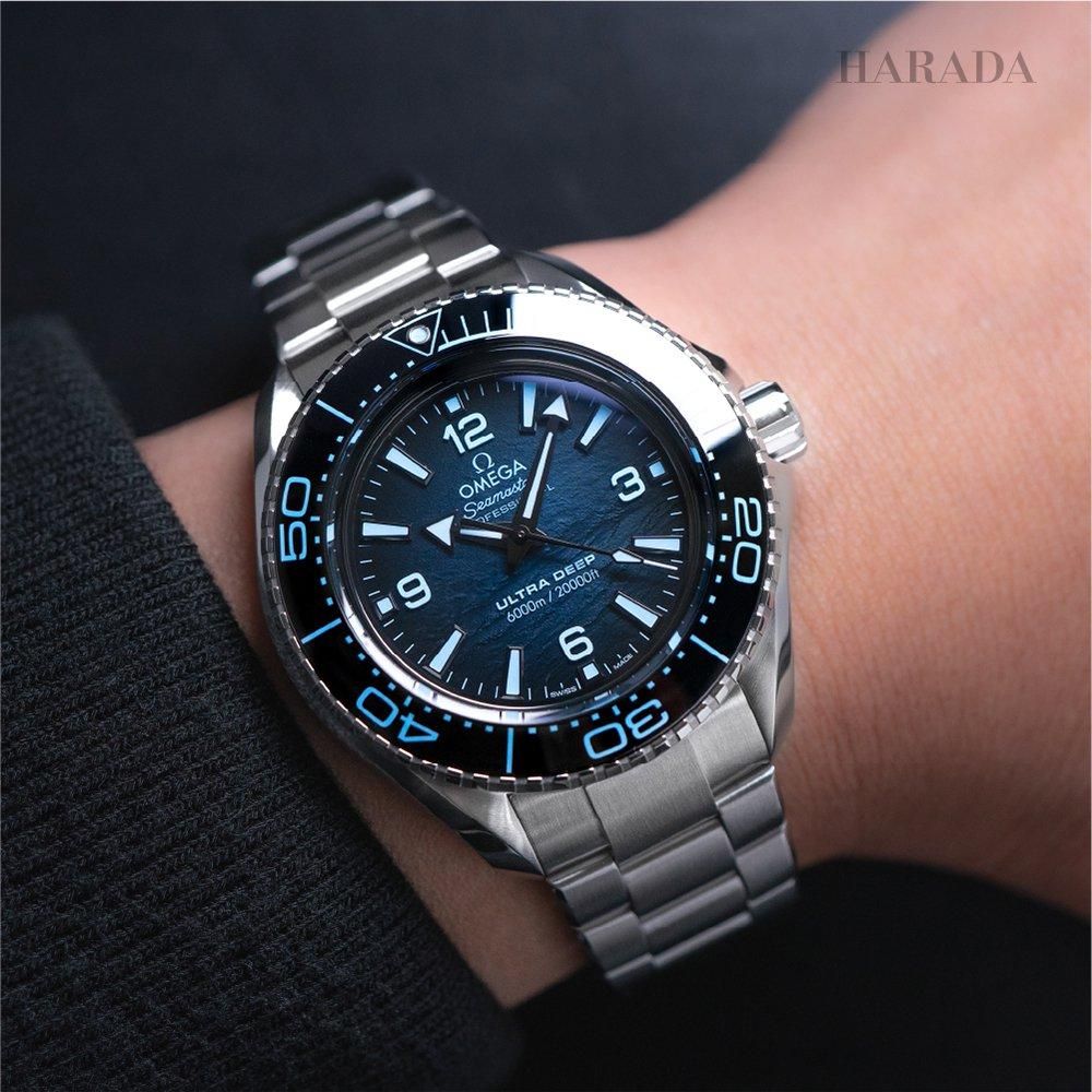  215.30.46.21.03.002 OMEGA オメガ シーマスター プラネットオーシャン 6000M Summer Blue
