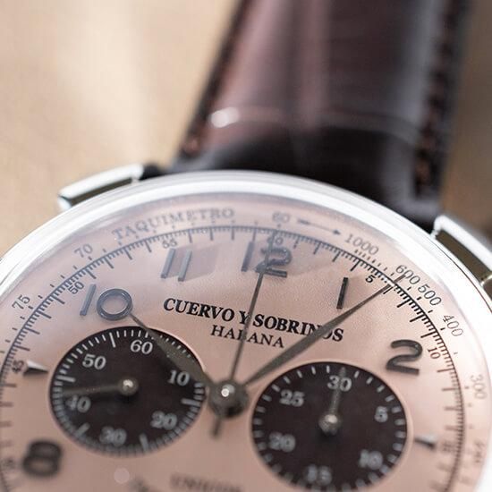  【世界限定100本(うち国内12本)】 3143-1S Cuervo y Sobrinos クエルボ・イ・ソブリノス ヒストリアドール クロノグラフォ 1946