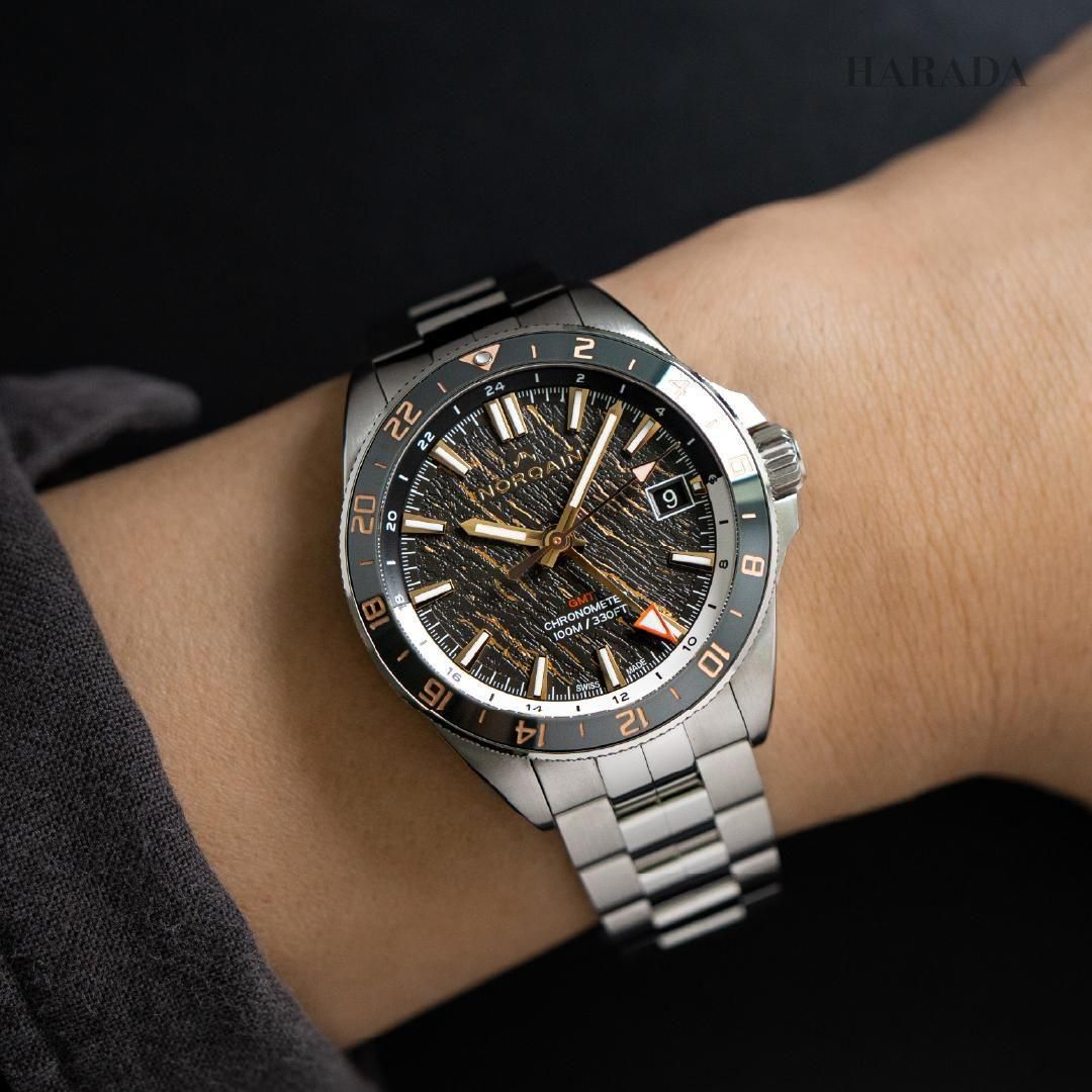 N1100.22S02.G01 NORQAIN Υ륱 ɥ٥㡼 ͥ٥쥹 GMT 졼㡼 41mm