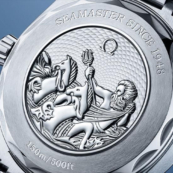 220.10.43.22.03.002 OMEGA オメガ シーマスター アクアテラ 150M GMT ワールドタイマー Summer Blue