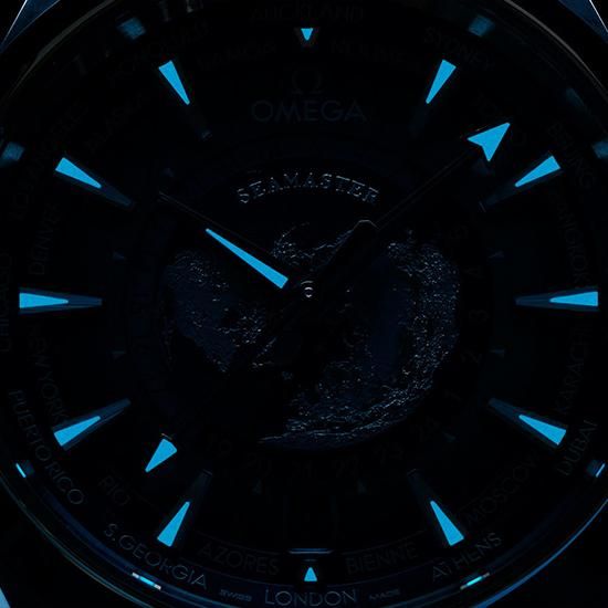 220.10.43.22.03.002 OMEGA オメガ シーマスター アクアテラ 150M GMT ワールドタイマー Summer Blue