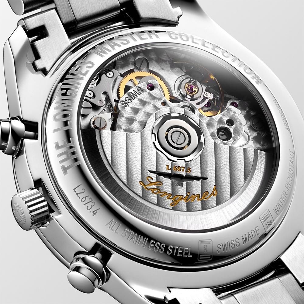 L2.673.4.71.6 LONGINES ロンジン マスターコレクション クロノ ムーンフェイズ 40mm