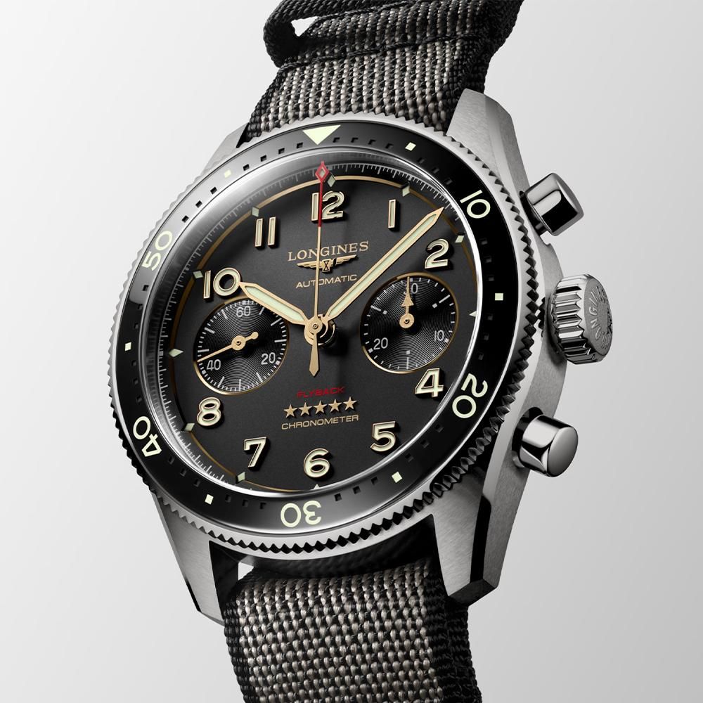 L3.821.1.53.2 LONGINES ロンジン スピリット フライバック チタニウム 42mm