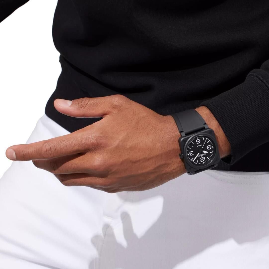 BR03A-BL-CE/SRB Bell & Ross ٥& BR-03 ֥åޥå