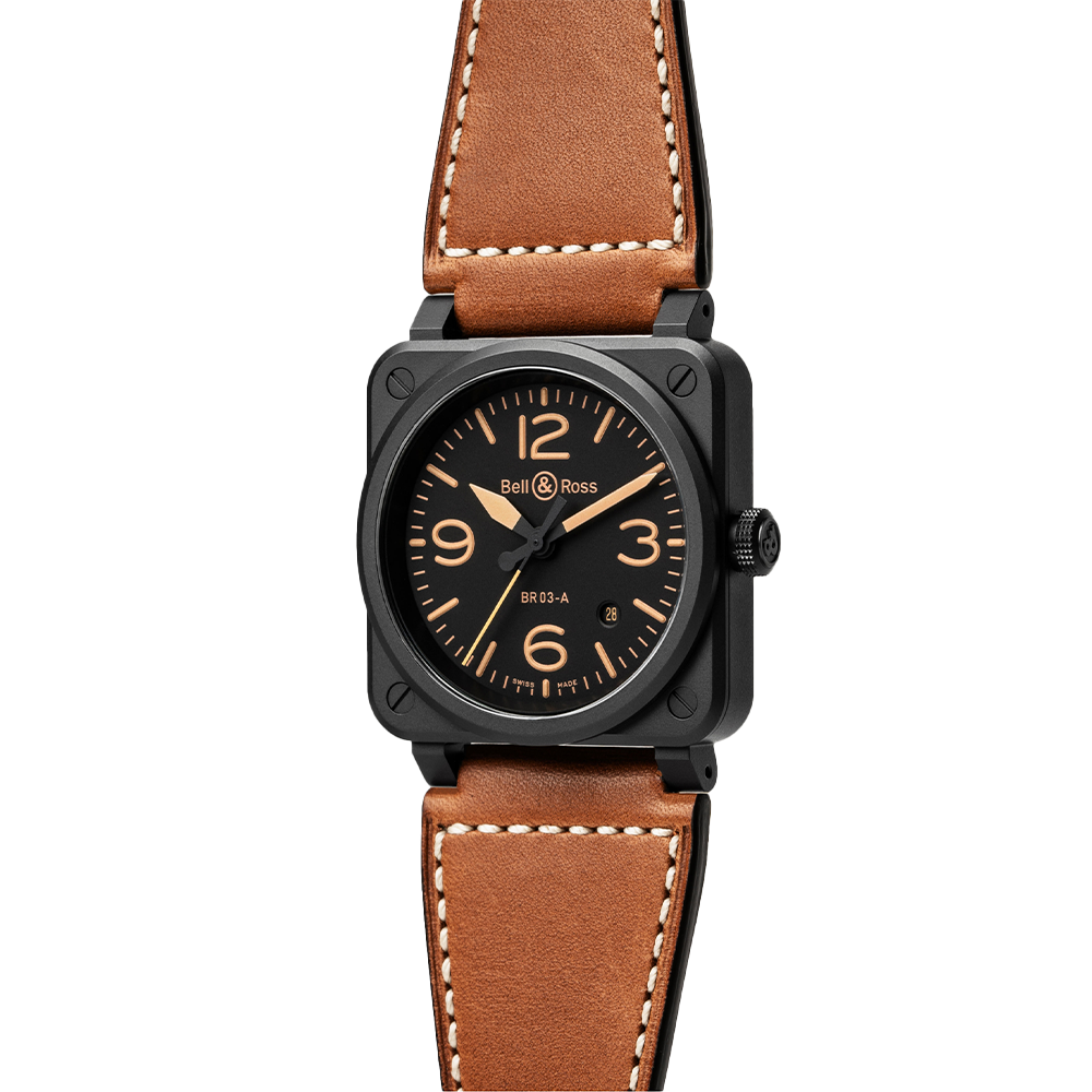 BR03A-HER-CE/SCA إơ Bell & Ross ٥& 󥹥ȥ NEW BR03