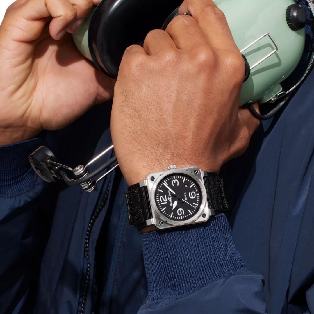 BR03A-BL-ST/SRB Bell & Ross ٥& BR-03 ֥åƥ