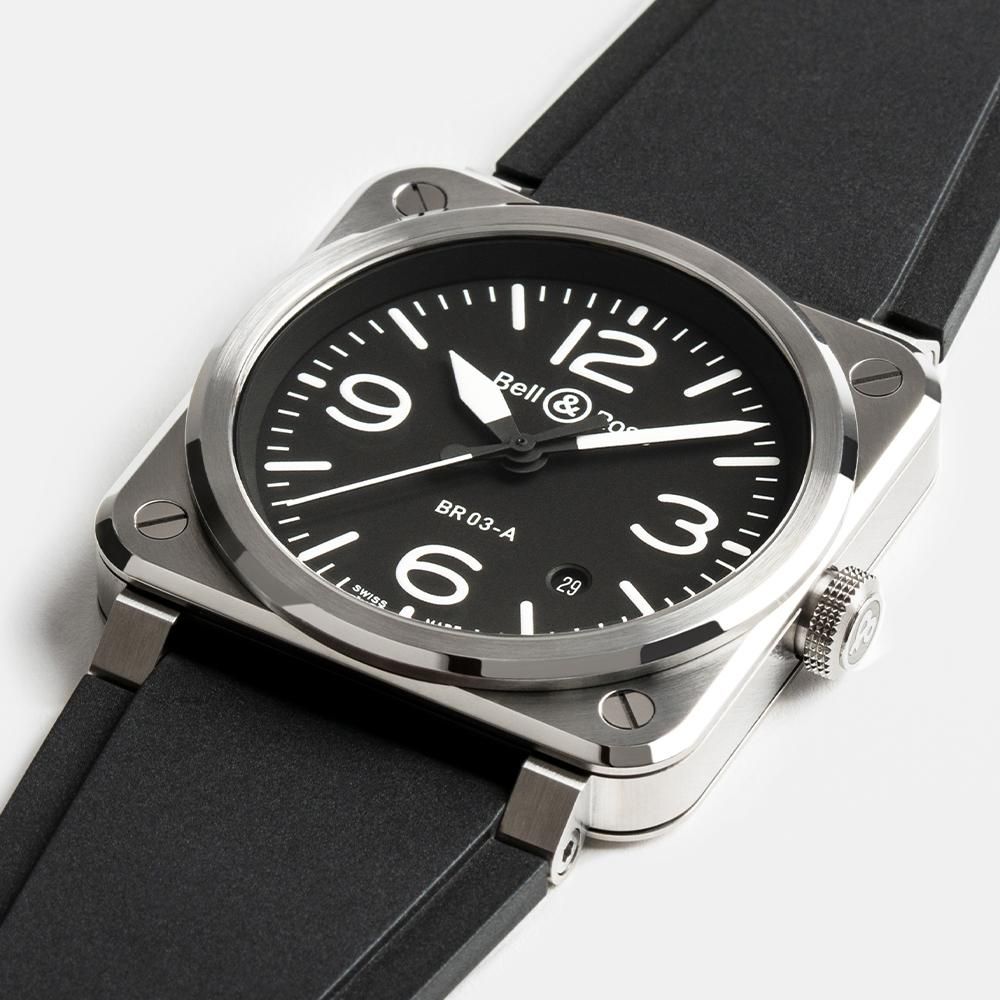 BR03A-BL-ST/SRB Bell & Ross ٥& BR-03 ֥åƥ