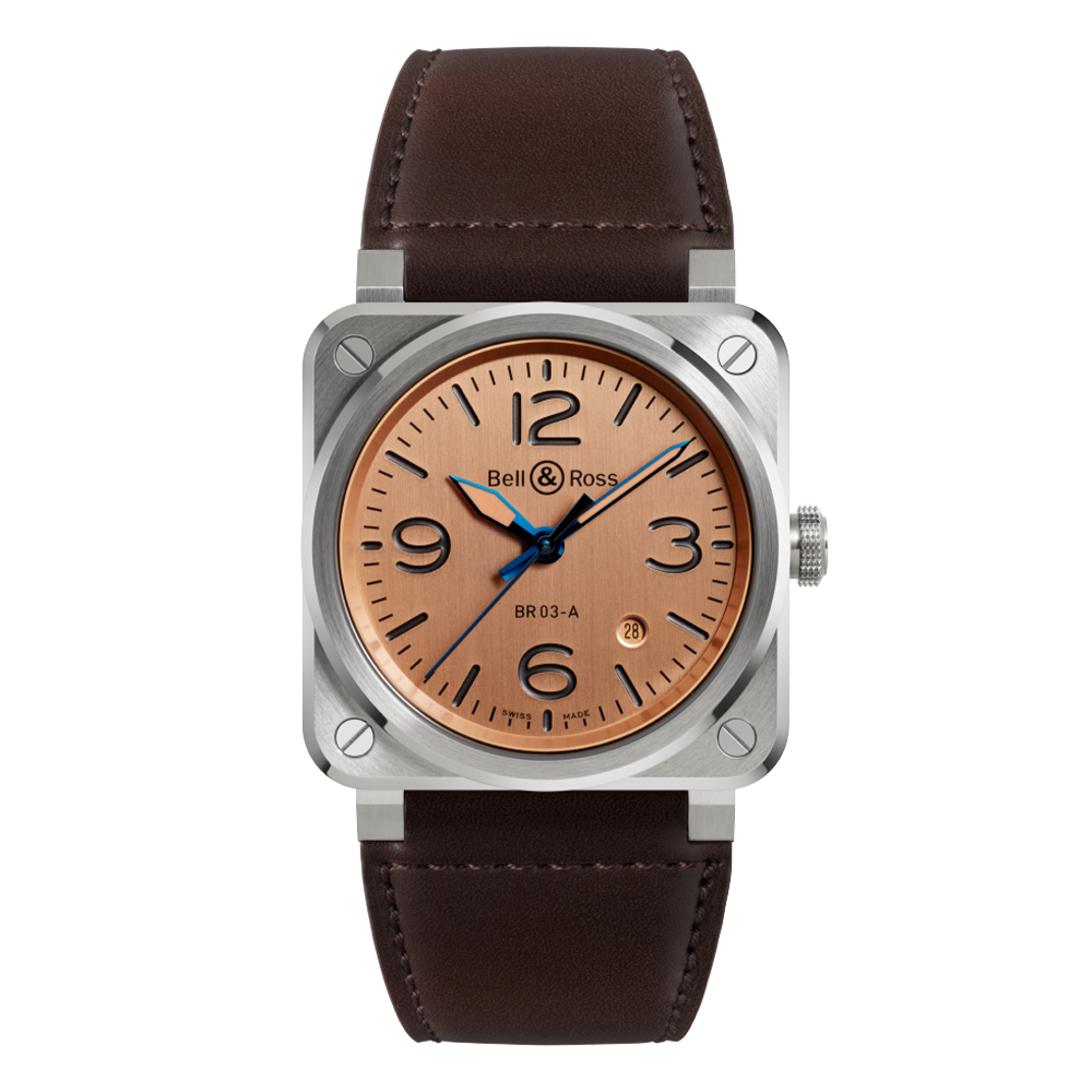 BR03A-GB-ST/SCA カッパー Bell & Ross ベル&ロス インストゥルメント NEW BR03