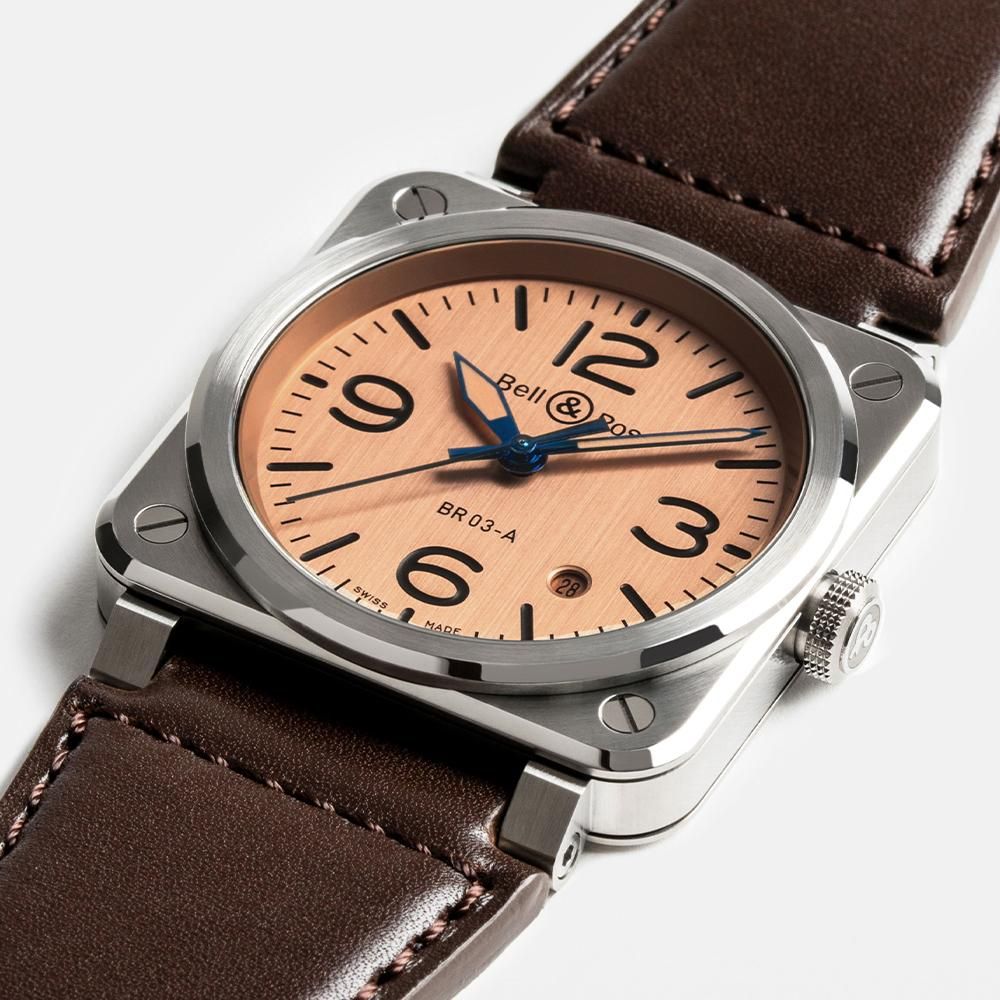 BR03A-GB-ST/SCA カッパー Bell & Ross ベル&ロス インストゥルメント NEW BR03