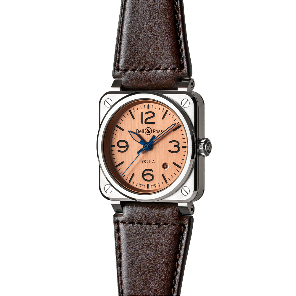 BR03A-GB-ST/SCA カッパー Bell & Ross ベル&ロス インストゥルメント NEW BR03