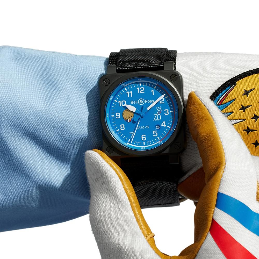 【限定999本】 BR0392-PAF7-CE/SCA パトルイユ・ド・フランス Bell & Ross ベル&ロス インストゥルメント BR03-92