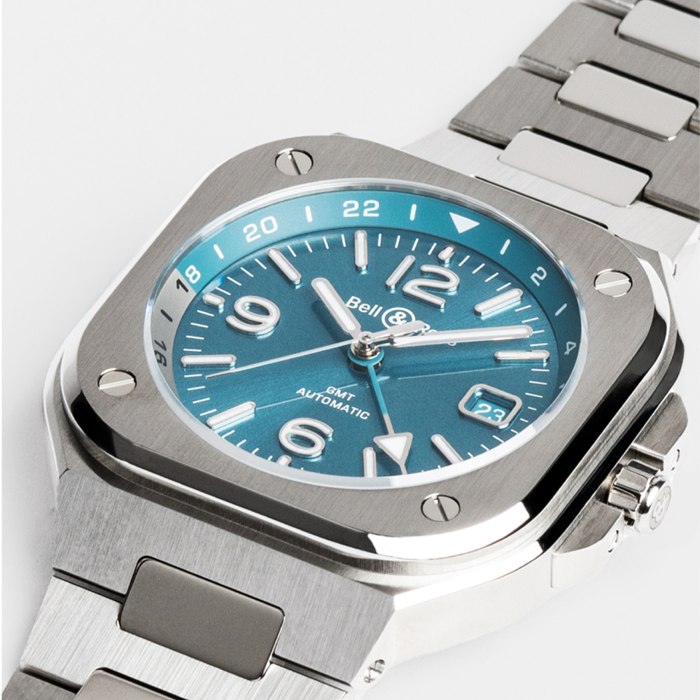 BR05G-PB-ST/SST Bell & Ross ベル&ロス BR-05GMT スカイブルー