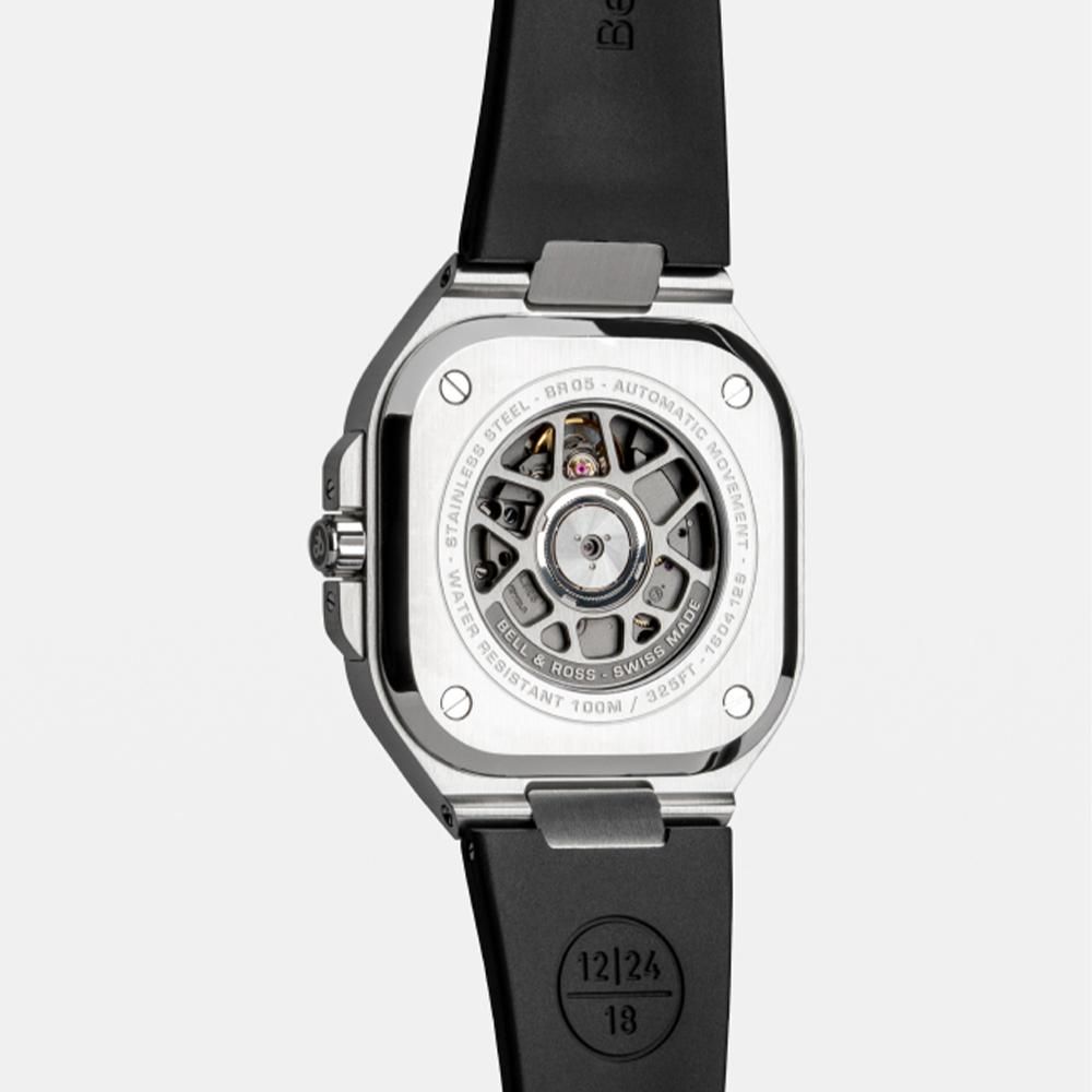 BR05G-SI-ST/SRB ホワイト Bell & Ross ベル&ロス インストゥルメント BR05 GMT