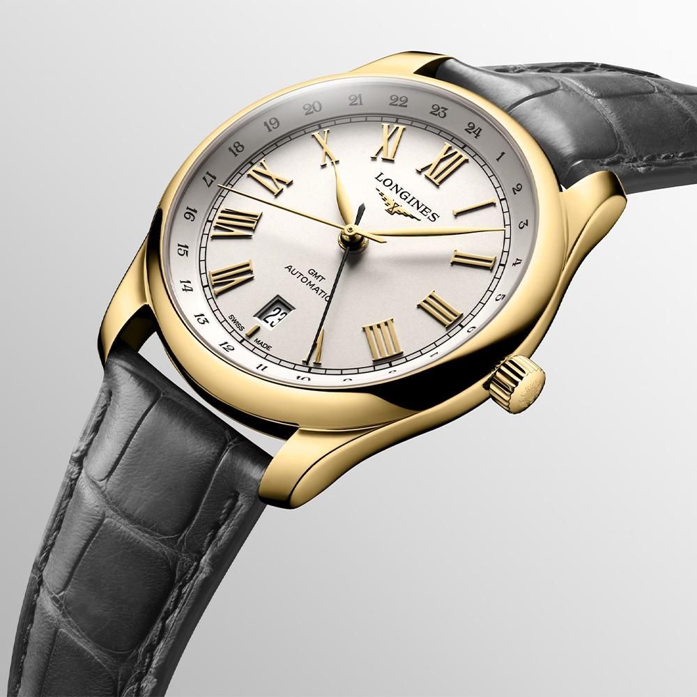  【世界限定500本】 L2.844.6.71.2 LONGINES ロンジン マスターコレクション GMT 40mm
