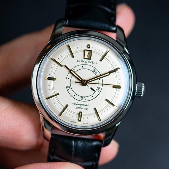  L1.648.4.78.2 LONGINES ロンジン コンクエスト ヘリテージ セントラルパワーリザーブ 38mm