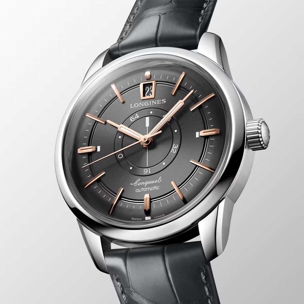 L1.648.4.62.2 LONGINES ロンジン コンクエスト ヘリテージ セントラルパワーリザーブ 38mm