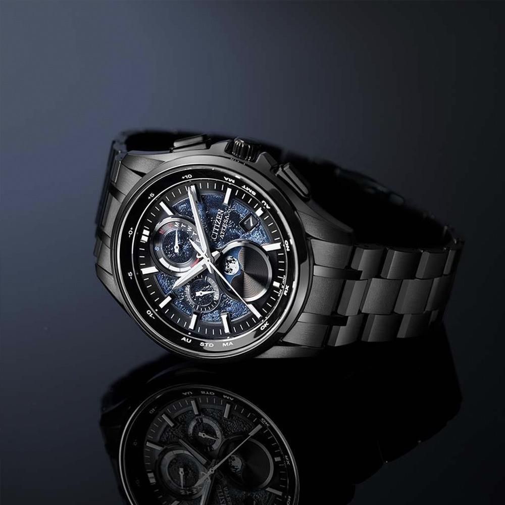  【世界限定2,400本】 BY1008-67L CITIZEN シチズン アテッサ ブラックチタンシリーズ HAKUTO-Rコラボレーションモデル