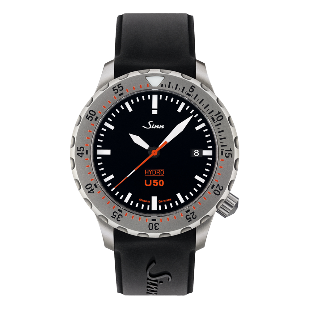 U50.HYDRO Sinn ジン ダイバーズウォッチ シリコンストラップ仕様