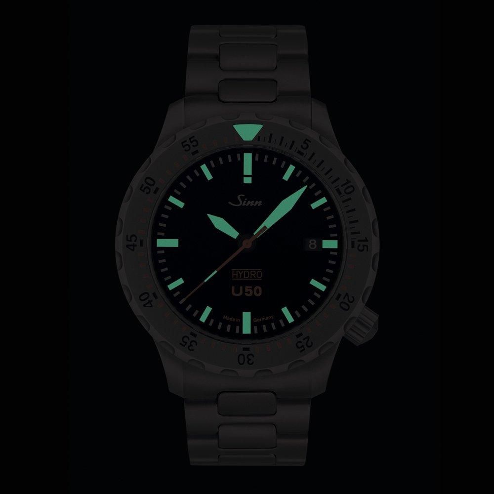  U50.HYDRO Sinn ジン ダイバーズウォッチ シリコンストラップ仕様