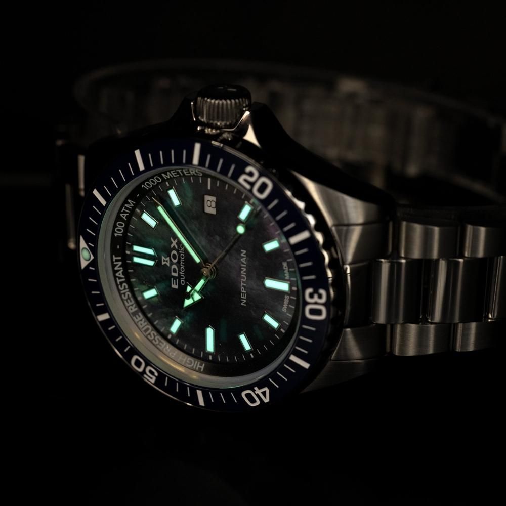  【日本限定】 80120-3BUM-NANNGM2 EDOX エドックス ネプチュニアン オートマティック ジャパンリミテッドエディション