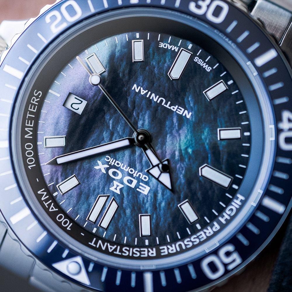  【日本限定】 80120-3BUM-NANNGM2 EDOX エドックス ネプチュニアン オートマティック ジャパンリミテッドエディション