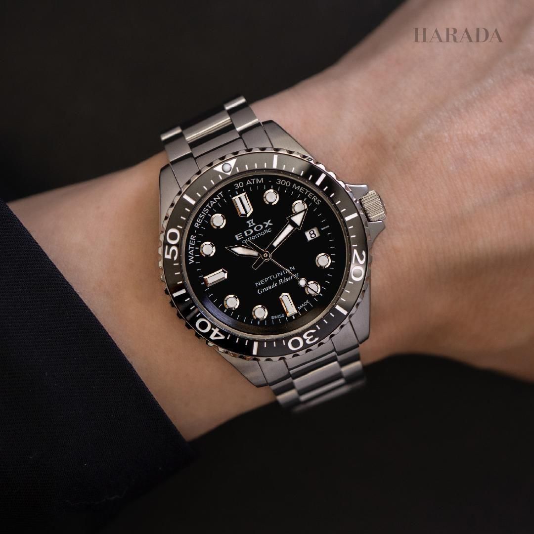  80801-3NM-NIN EDOX エドックス ネプチュニアン グランデリザーブ デイト オートマティック