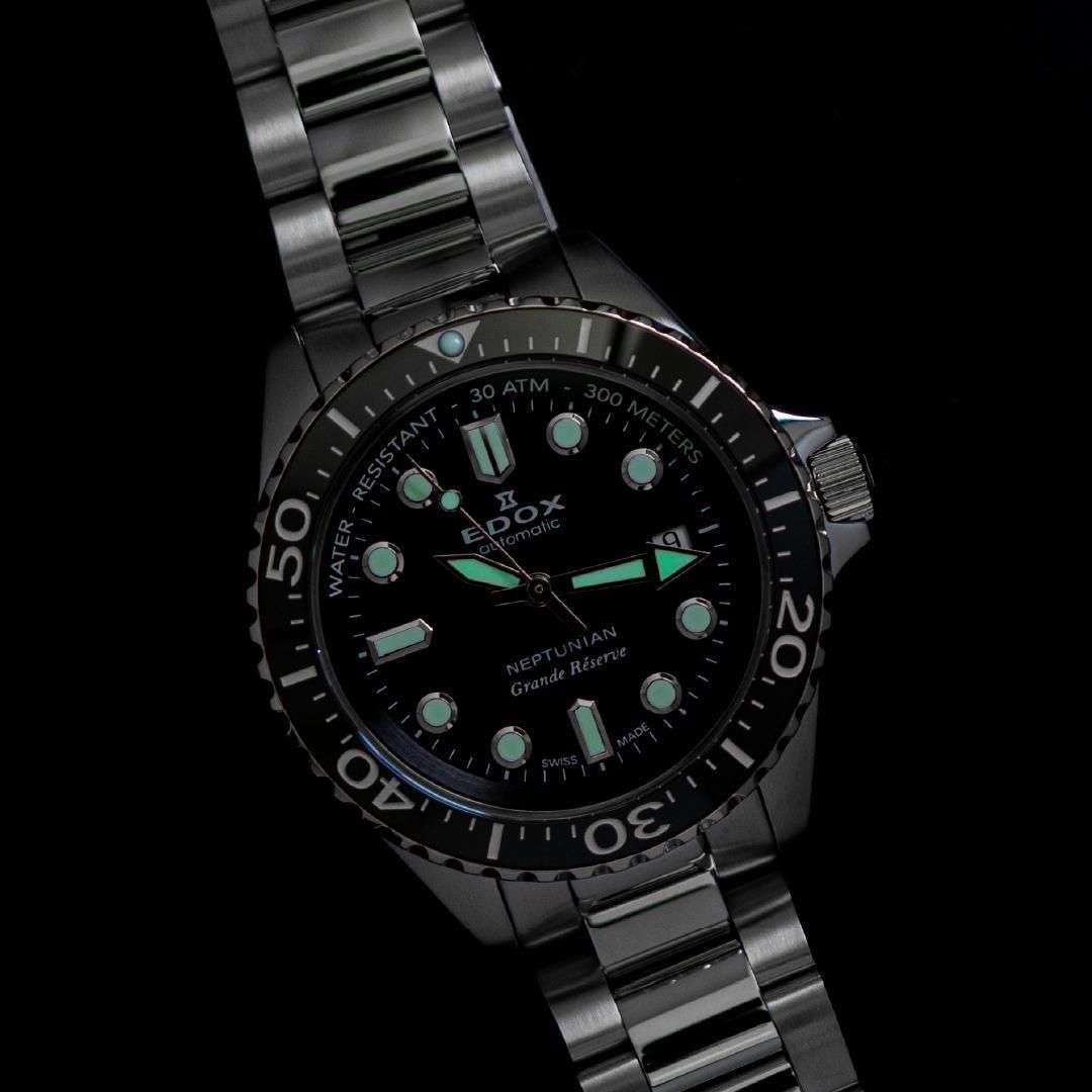 80801-3NM-NIN EDOX エドックス ネプチュニアン グランデリザーブ デイト オートマティック