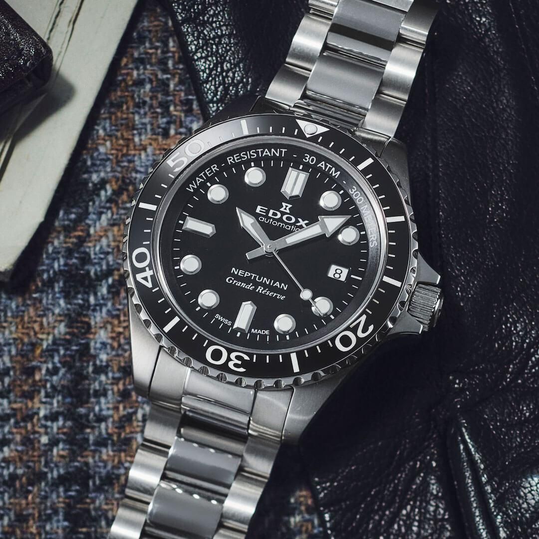  80801-3NM-NIN EDOX エドックス ネプチュニアン グランデリザーブ デイト オートマティック