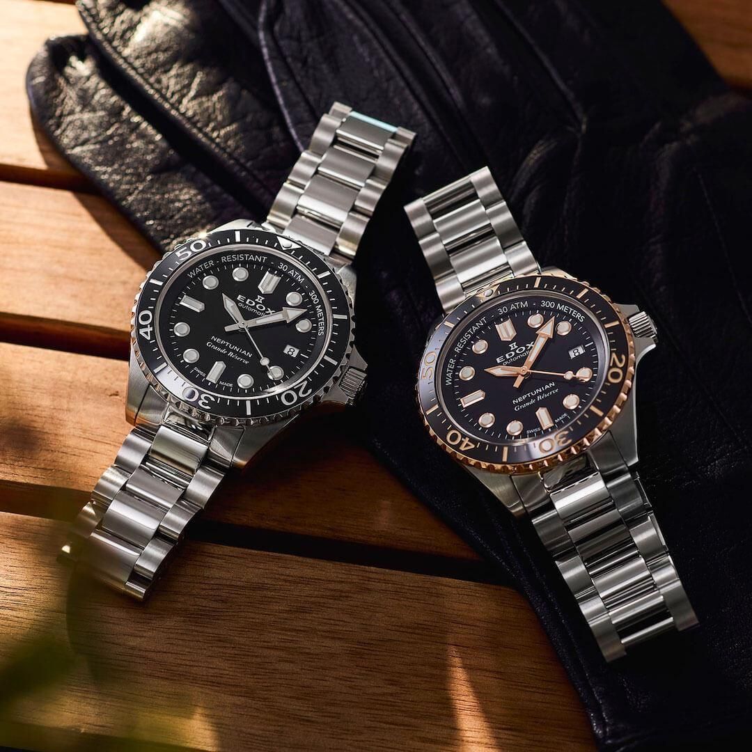  80801-3NM-NIN EDOX エドックス ネプチュニアン グランデリザーブ デイト オートマティック