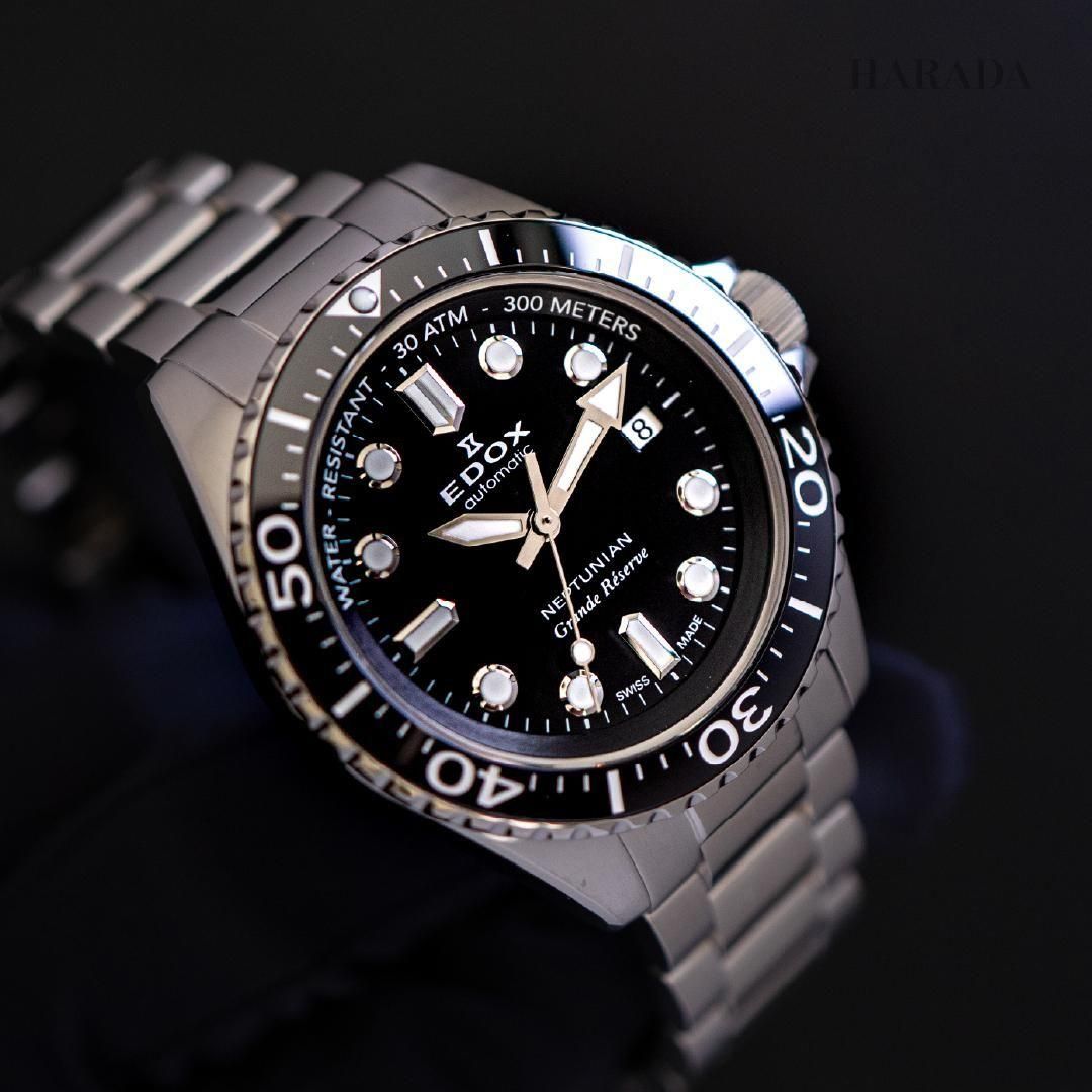  80801-3NM-NIN EDOX エドックス ネプチュニアン グランデリザーブ デイト オートマティック