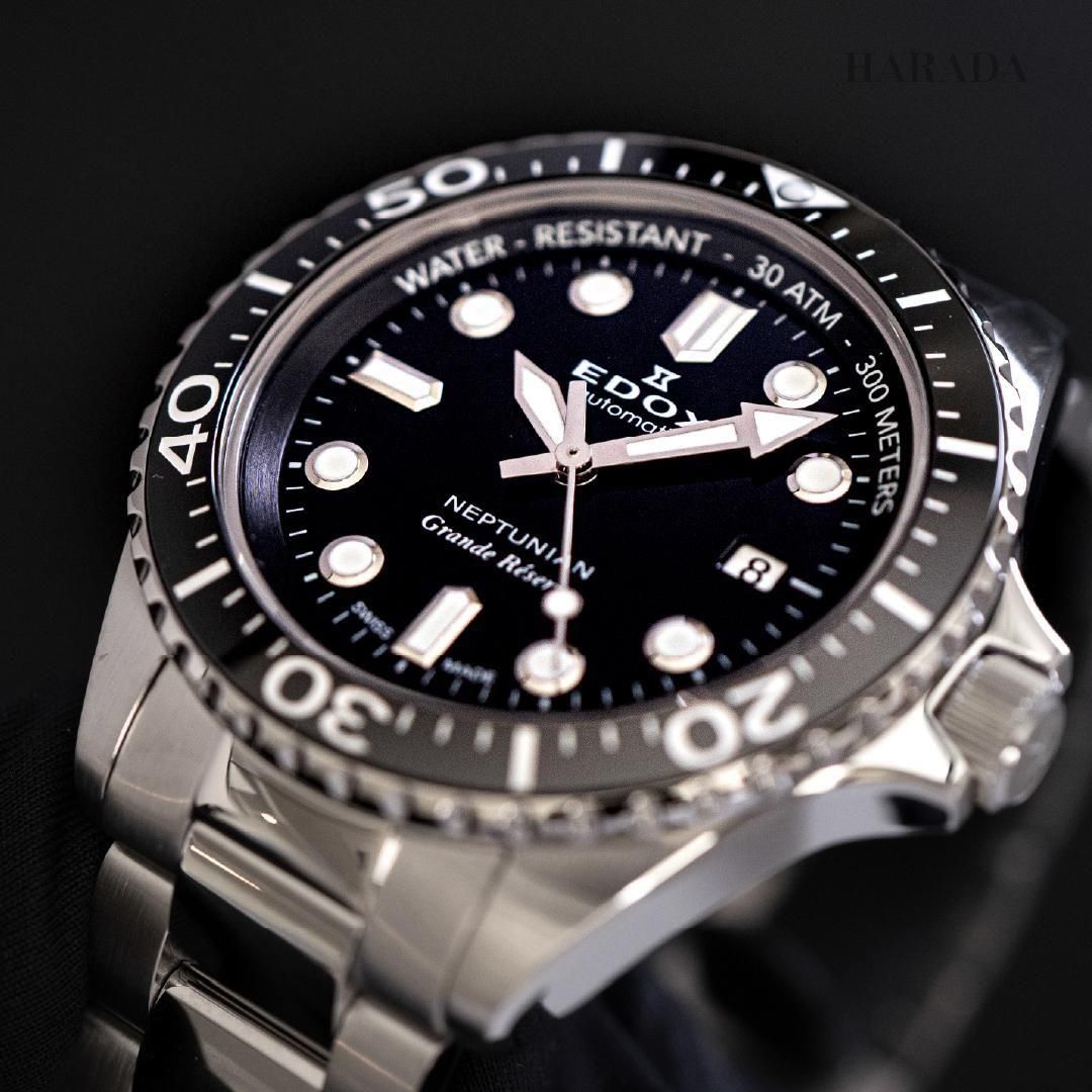  80801-3NM-NIN EDOX エドックス ネプチュニアン グランデリザーブ デイト オートマティック