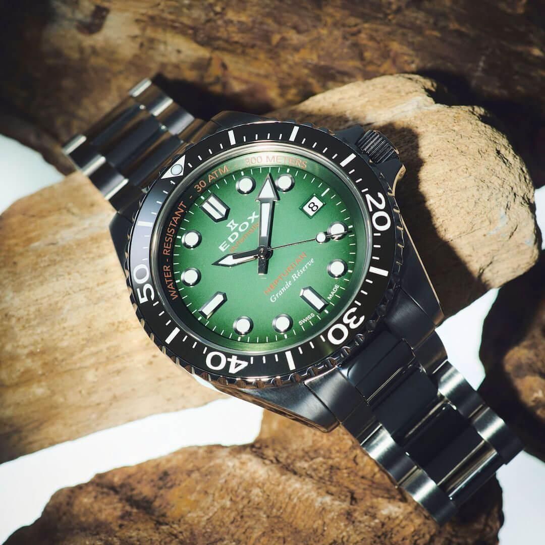  80801-3VM-VDN EDOX エドックス ネプチュニアン グランデリザーブ デイト オートマティック