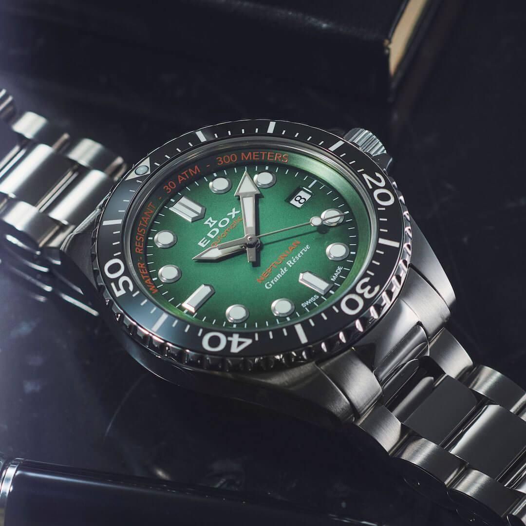  80801-3VM-VDN EDOX エドックス ネプチュニアン グランデリザーブ デイト オートマティック