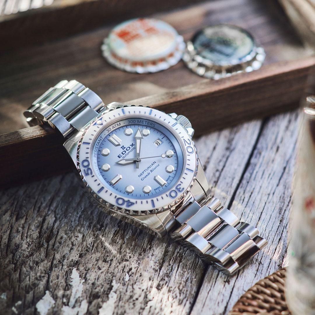  80801-3BBUM-BUCDN EDOX エドックス ネプチュニアン グランデリザーブ デイト オートマティック