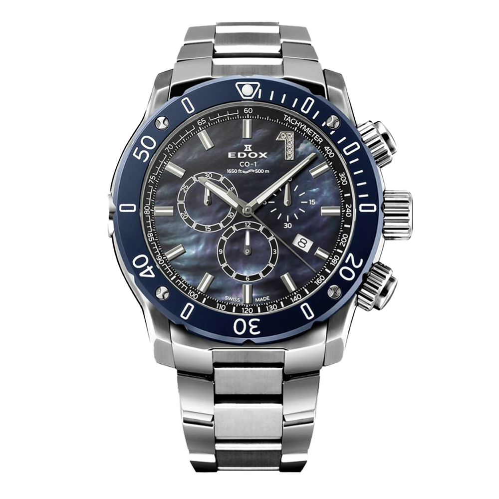  【日本限定100本】 10221-3BU3M-BMOPD1 EDOX エドックス クロノオフショア1 クロノグラフ ジャパンリミテッドエディション