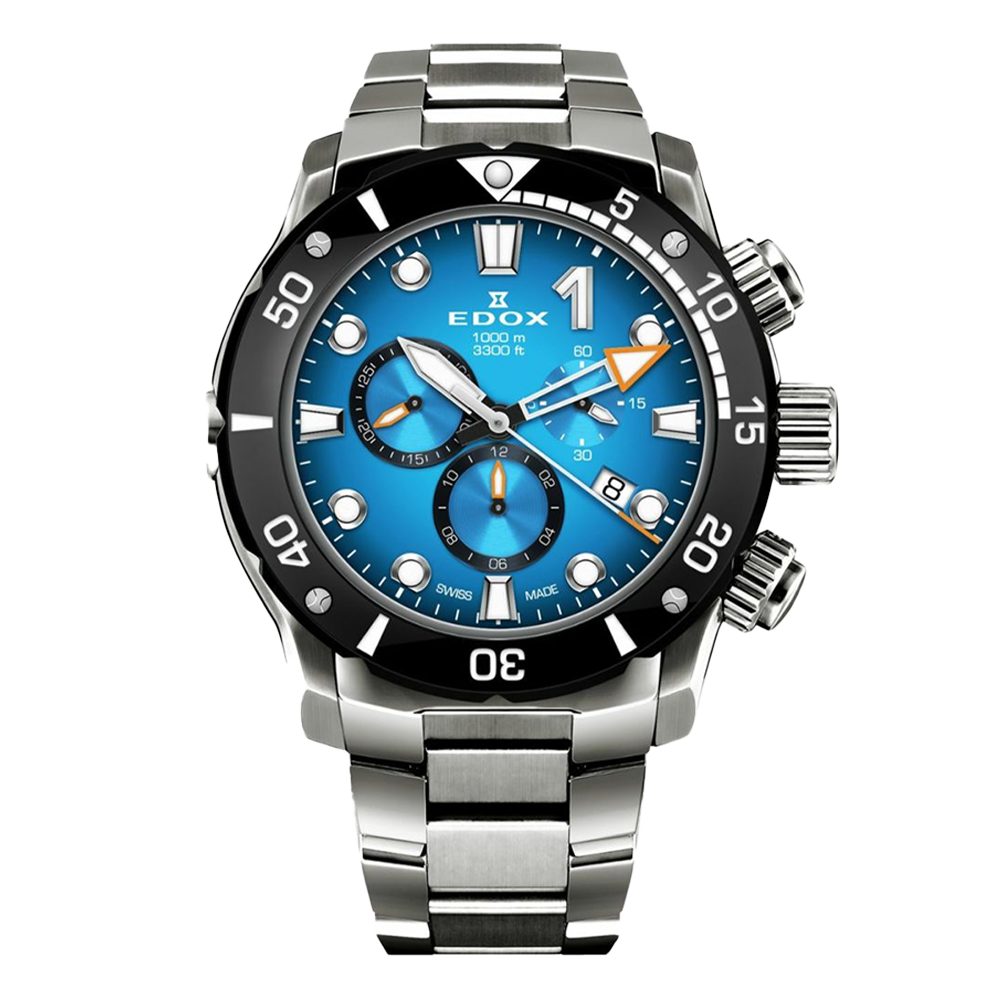 10242-TINM-BUIDN EDOX エドックス クロノオフショア1 クロノグラフ