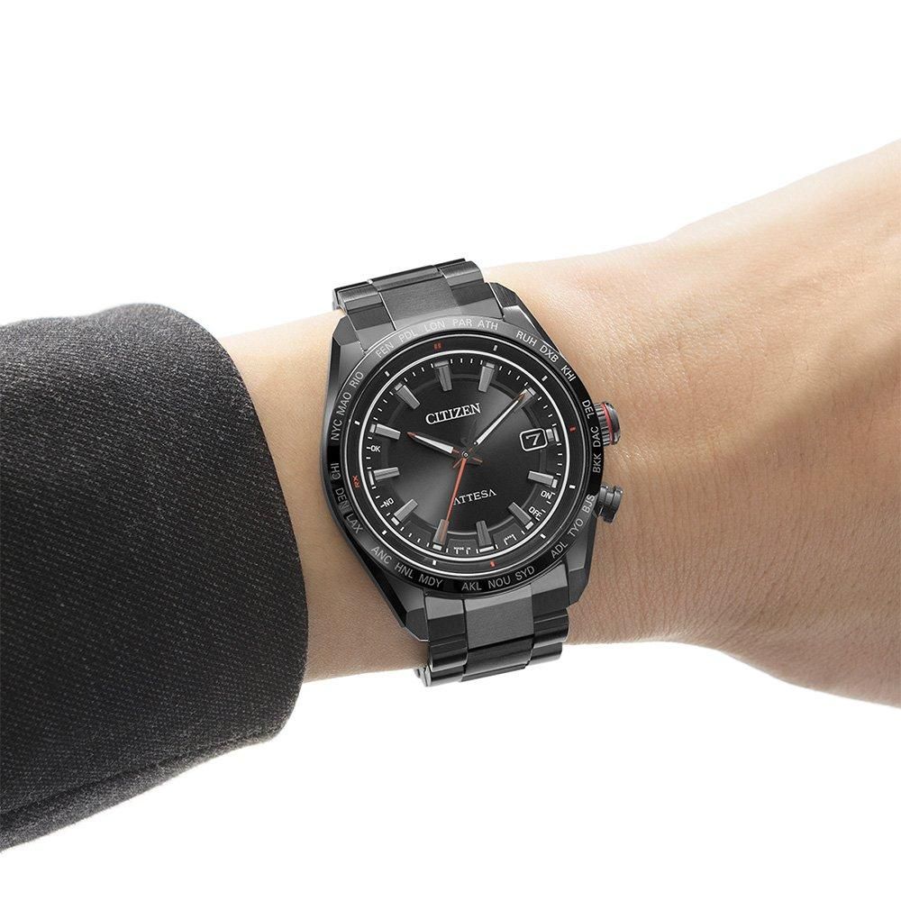 CITIZEN アテッサ 腕時計 チタン エコドライブ シルバー ブラック文字盤 ヨドバシ.com - シチズン時計 CITIZEN WATCH ATTESA アテッサ