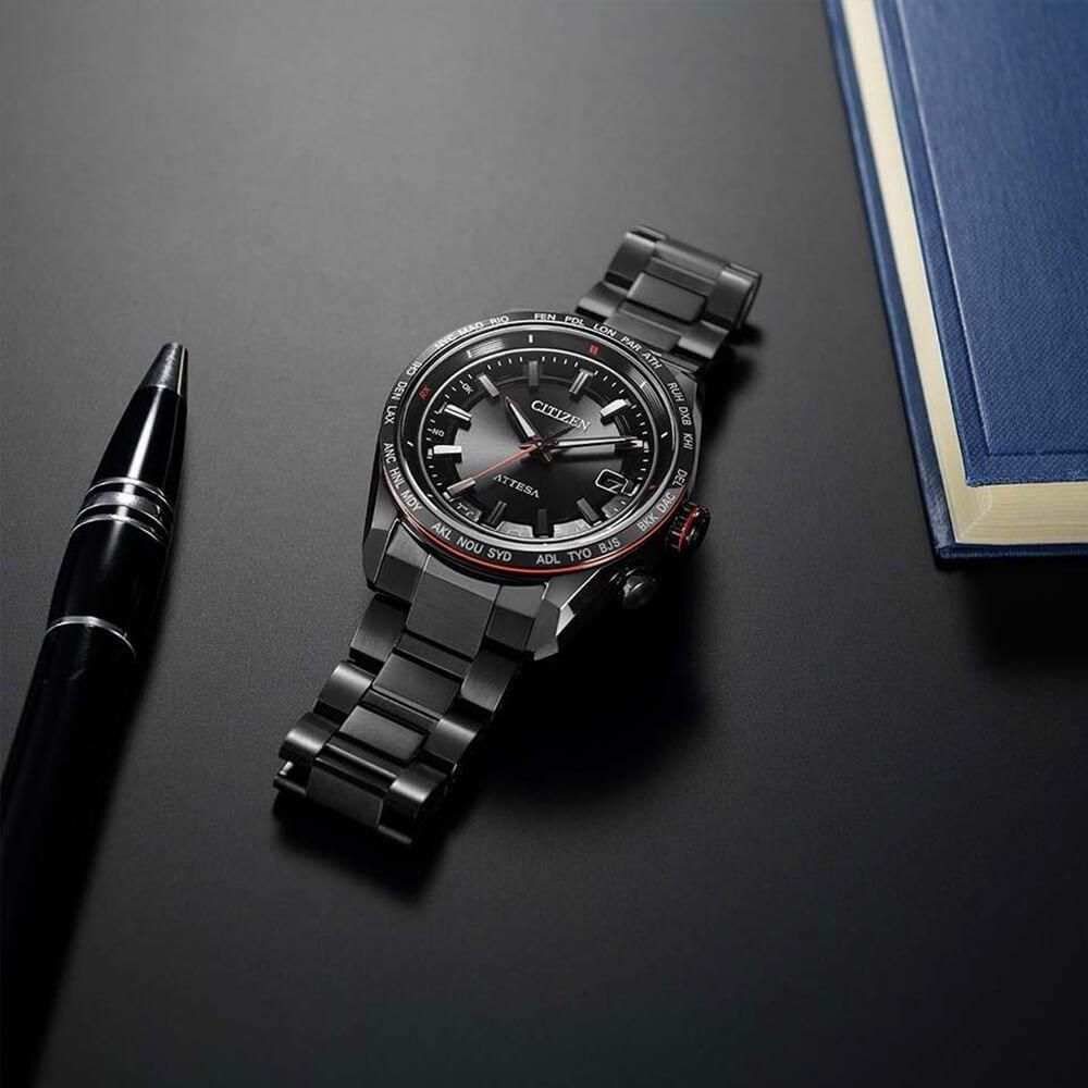 CB0286-61E CITIZEN シチズン アテッサ ACT Line ブラックチタンシリーズ