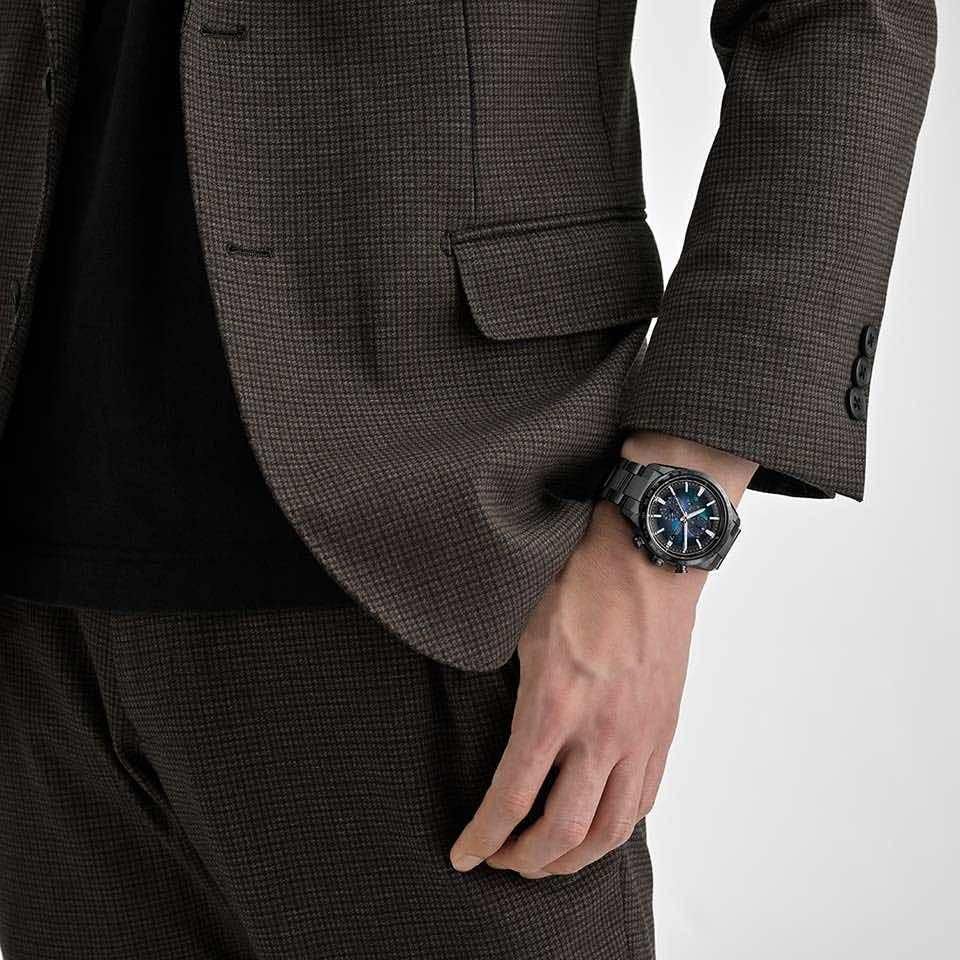  【世界限定2,100本】 AT8286-65E CITIZEN シチズン アテッサ ACT Line ブラックチタンシリーズ LAYERS of TIME