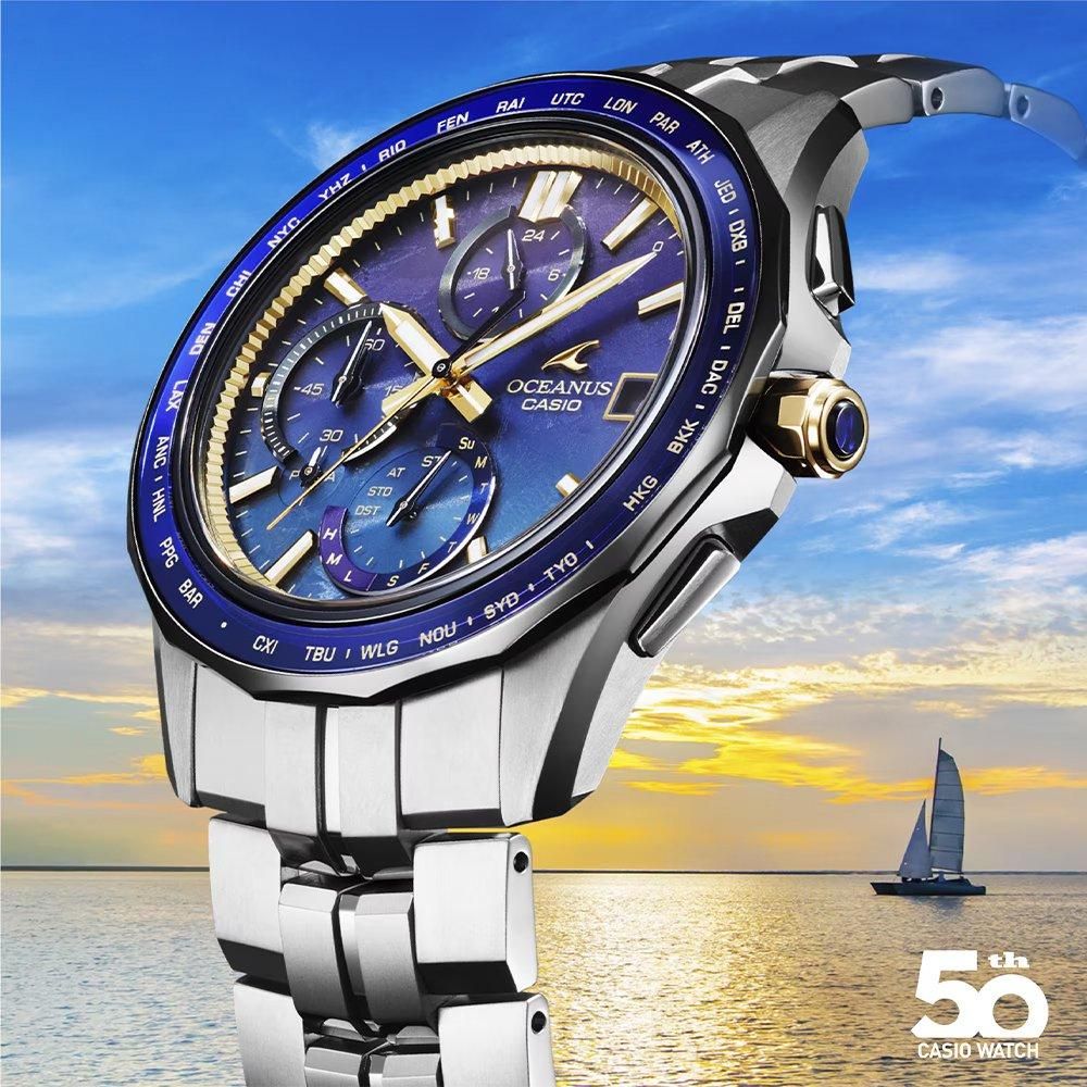  【世界限定600本】 OCW-S7000SS-2AJR CASIO カシオ オシアナス マンタ カシオウオッチ50周年記念モデル