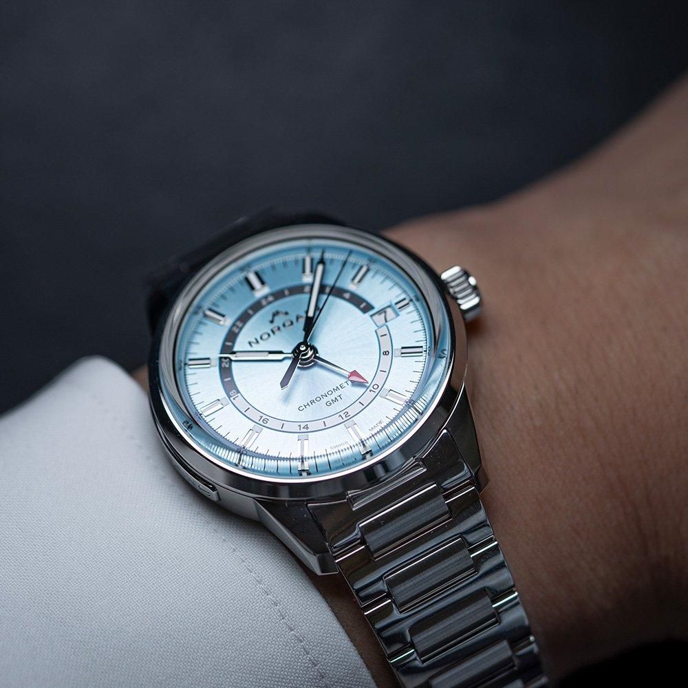  NN2100SG/IA211/201SG NORQAIN ノルケイン フリーダム60 GMT ICE BLUE 40MM
