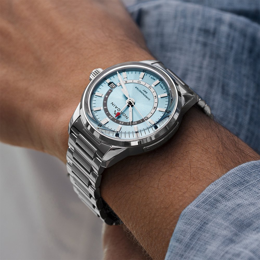  NN2100SG/IA211/201SG NORQAIN Υ륱 ե꡼60 GMT ICE BLUE 40MM