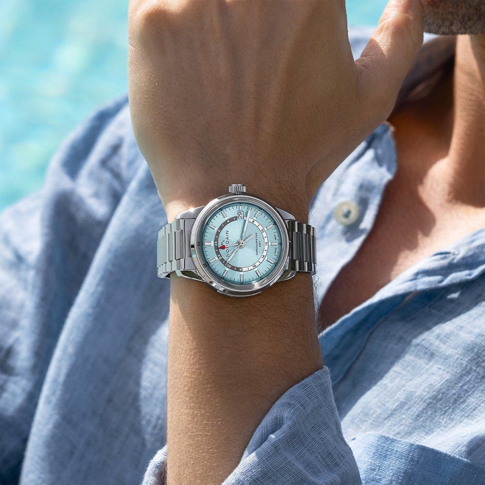  NN2100SG/IA211/201SG NORQAIN ノルケイン フリーダム60 GMT ICE BLUE 40MM