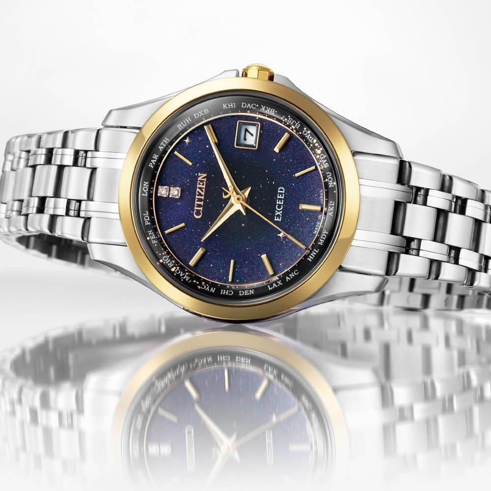  【世界限定400本】 EC1127-68L CITIZEN シチズン エクシード 天の川ペアモデル