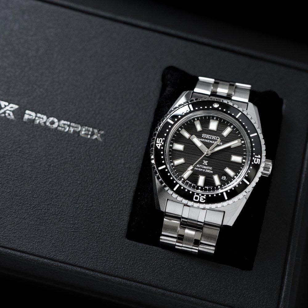 時計 SEIKO PROSPEX SBEN011 Marinemaster Seiko Prospex Marinemaster Black Ref. SBEN011