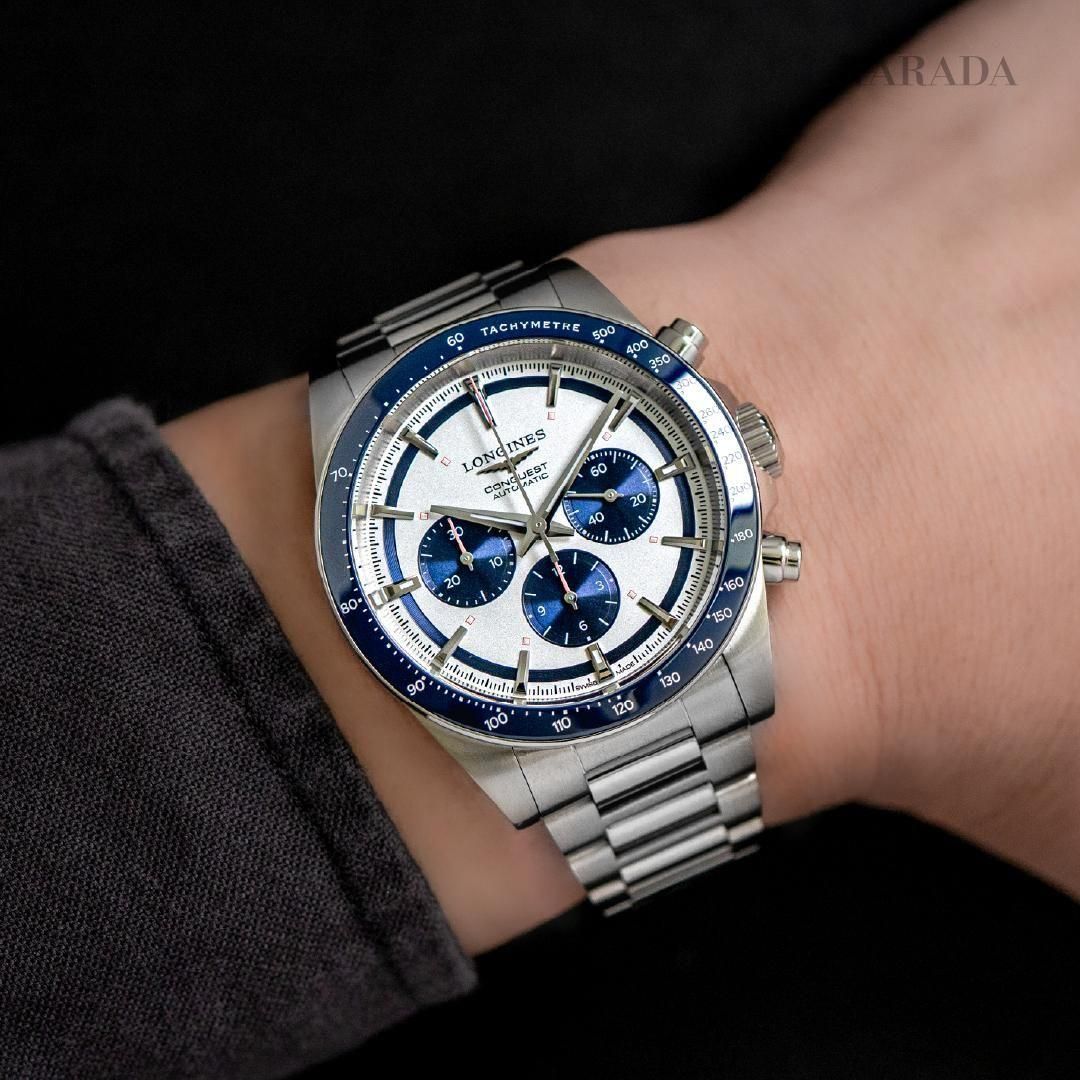 L3.835.4.98.6 LONGINES ロンジン コンクエスト クロノグラフ 42mm